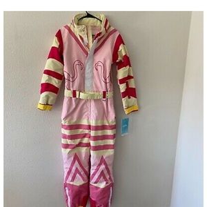 Tipsy Elves Pink Ski Suit Size SM-M
